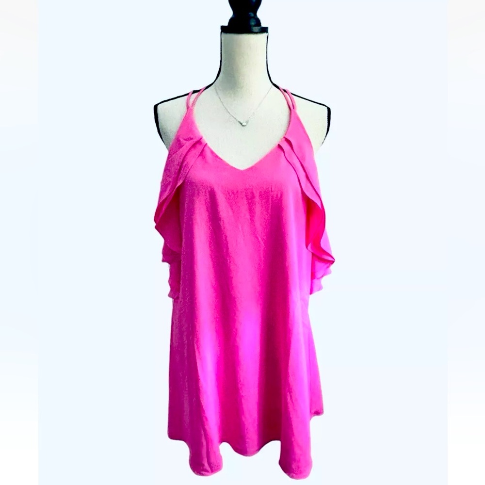 EUC Women's Do + Be Brand Pink Cocktail Dress Size: Small